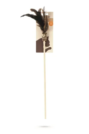 Favoriet Beeztees Matatabi Tickler met Veren - Kattenspeelgoed - 40 cm